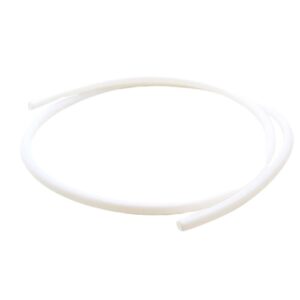 White PTFE Tube ID 2 mm OD 3mm - per meter length