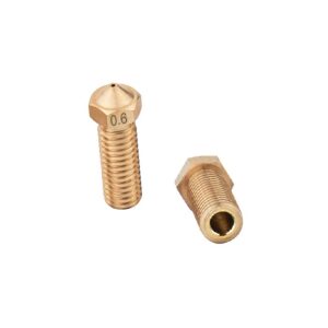 0.6 mm Volcano Long Brass Nozzle Head for 1.75 mm E3D Hot End
