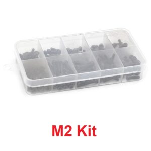 280 Pcs M2 Hex Socket Head Cap Screw Kit