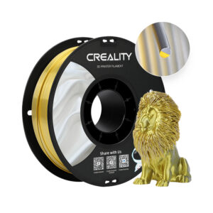 Golden Silver CR Silk Filament 1.75mm 1Kg - Creality